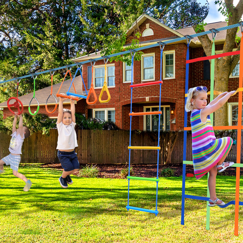 Klo Kick 50FT Ninja Warrior Obstacle Course & Reviews | Wayfair
